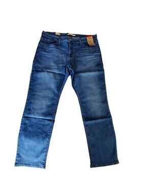 Levis Womens  314  16W Mid-Rise Straight Leg Blue Jeans Water